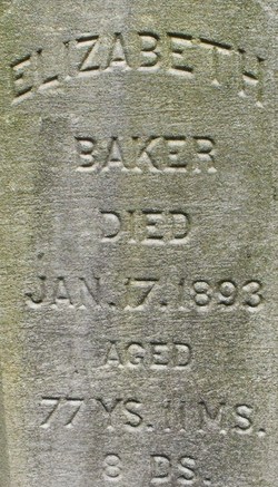 Elizabeth <I>Talley</I> Baker 