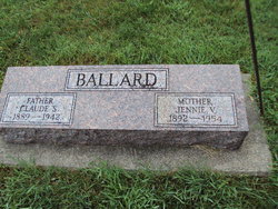 Jennie V <I>Mathews</I> Ballard 