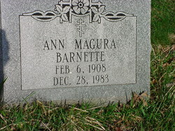 Ann <I>Magura</I> Barnette 