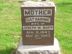 Catherine “Kate” <I>Ropp</I> Ropp 