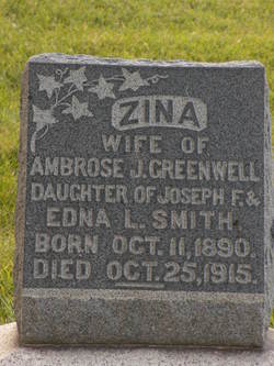 Zina <I>Smith</I> Greenwell 