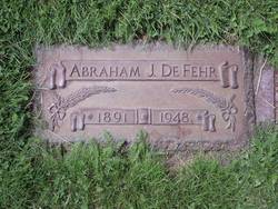 Abraham J DeFehr 