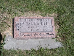 Bessie E. <I>Wilson</I> Tannahill 