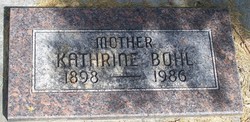 Kathrine <I>Frick</I> Bohl 