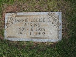 Fannie Louise <I>Duggins</I> Atkins 