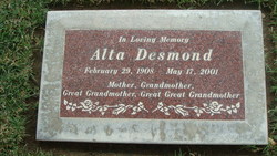 Alta <I>Lane</I> Desmond 