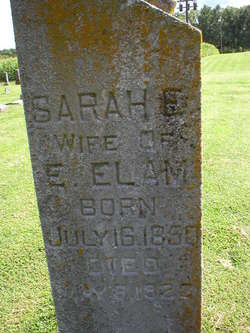 Sarah Elizabeth <I>Neathery</I> Elam 