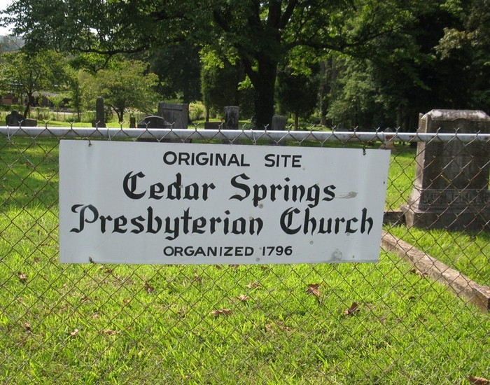 Cedar Springs Presbyterian Church Cemetery