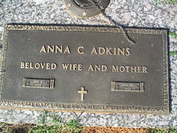Anna Catherine <I>Taylor</I> Adkins 