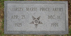 Shirley Marie <I>Price</I> Akers 