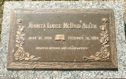 Juanita Louise <I>McDaid</I> Allen 