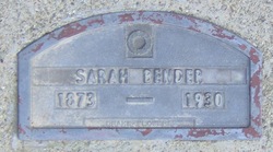 Sarah Elizabeth <I>Wilson</I> Bender 