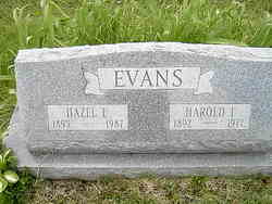 Hazel E <I>Port</I> Evans 