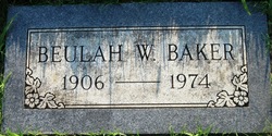 Beulah W Baker 