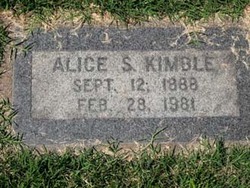 Alice Bernadette <I>Sullivan</I> Kimble 