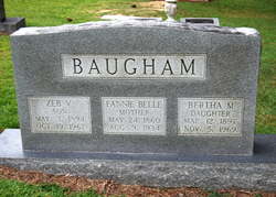 Bertha M Baugham 