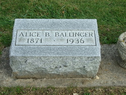 Alice Belle <I>Bently</I> Ballinger 