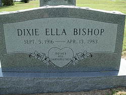 Dixie Ella <I>Branham</I> Bishop 