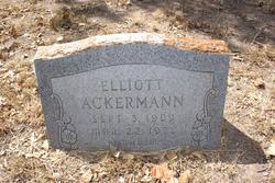 Elliott D Ackermann 