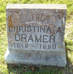 Christina Adelpha <I>Johnson</I> Cramer 