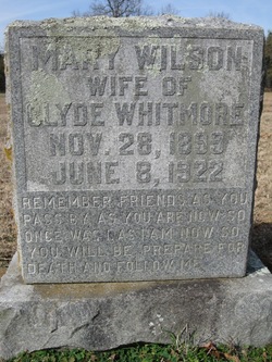 Mary <I>Wilson</I> Whitmore 