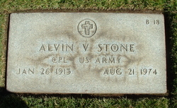 Alvin V Stone 
