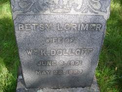 Betsey L. <I>Lorimer</I> Dolloff 