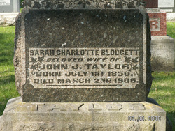 Sarah Charlotte <I>Blodgett</I> Taylor 
