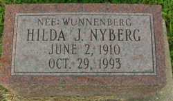 Hilda Jessie <I>Wunnenberg</I> Nyberg 