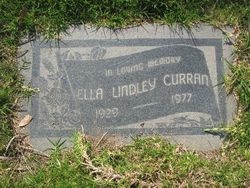 Ella Inez <I>Lindley</I> Curran 
