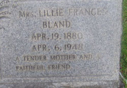Lillie Frances <I>Carlisle</I> Bland 