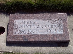 Martha Ann <I>Bennington</I> Buck 