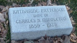 Katharine <I>Patterson</I> Middleton 