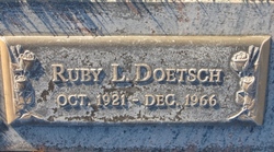 Ruby Lucille <I>Dale</I> Doetsch 