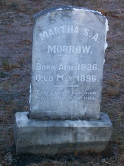 Martha Sarah Ann <I>Vann</I> Morrow 
