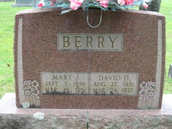 Mary J. <I>Sanders</I> Berry 