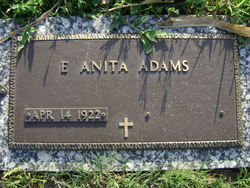Edith Anita <I>Jones</I> Adams 