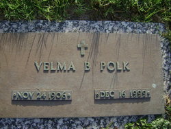 Velma B. <I>Eckols</I> Polk 