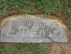 Lizzie <I>Martin</I> Burton 