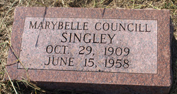 Maybelle <I>Councill</I> Singley 
