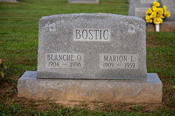 Blanche Olive <I>McGlothlin</I> Bostic 