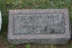 June Evelyn <I>McDowell</I> Lowery 