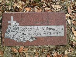 Roberta Ann <I>Tubbs</I> Allensworth 