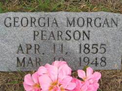 Georgia Ann <I>Morgan</I> Pearson 