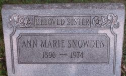 Ann Marie Snowden 