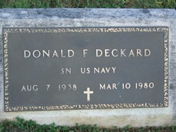 Donald F Deckard 