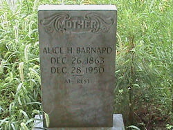 Alice <I>Hayman</I> Barnard 