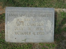 Anna Singleton <I>Hammett</I> Campsen 