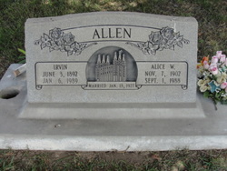 Alice <I>Wilson</I> Allen 
