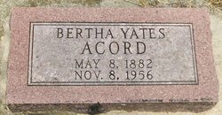Mary Bertha <I>Yates</I> Acord 